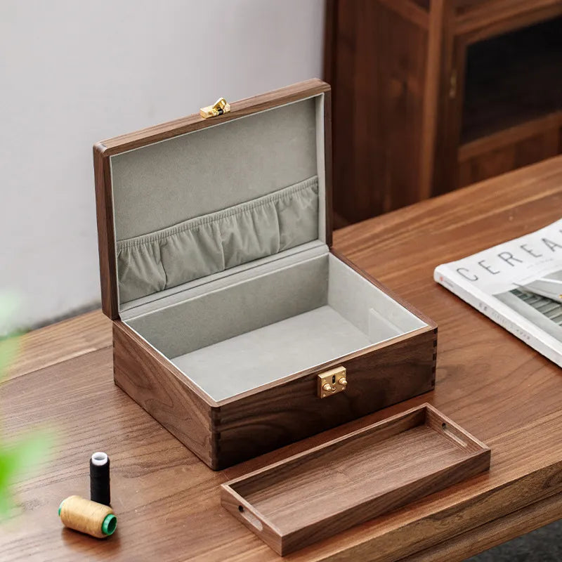 Personalized Black Walnut Memory Box