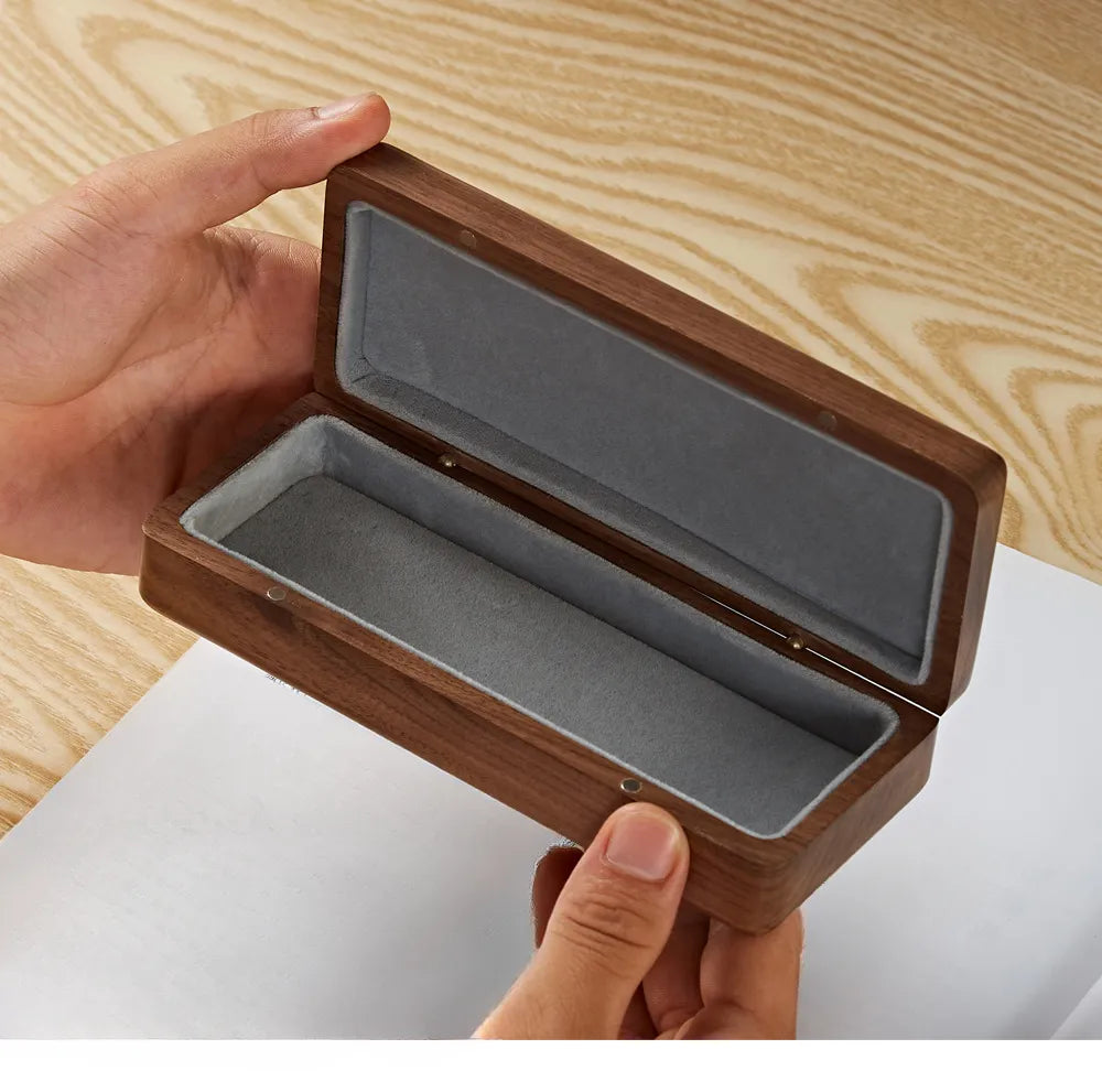 Personalized Solid Wood Glasses Case