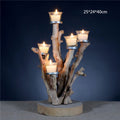 Xigura Patina handcrafted solid wood candle holder, thoughtful gift presentation for a warm, quiet home.
