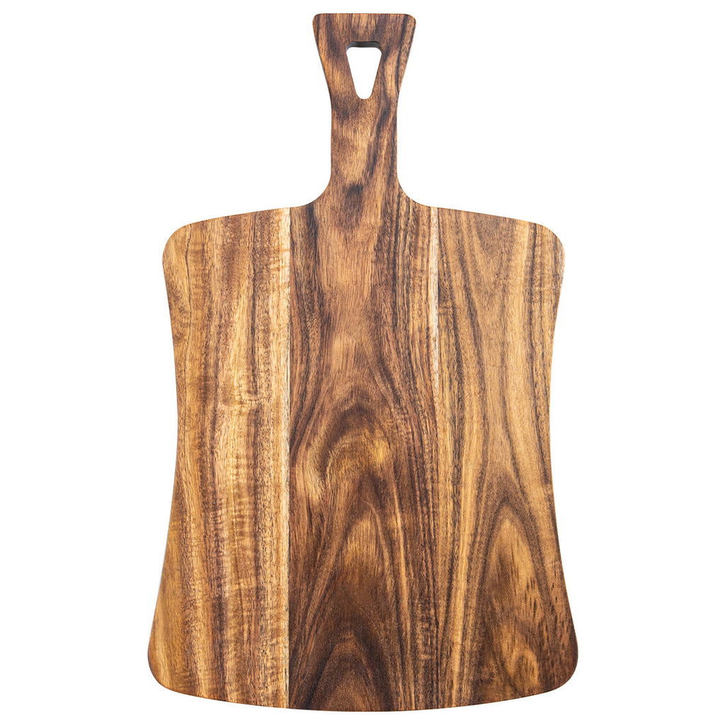 Xigura Patina handcrafted acacia serving board, quiet home styling for a warm, quiet home.