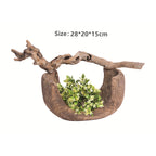 Xigura Patina handcrafted paulownia plant pot, thoughtful gift presentation for a warm, quiet home.