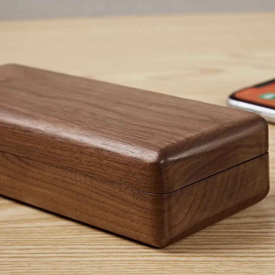 Personalized Solid Wood Glasses Case