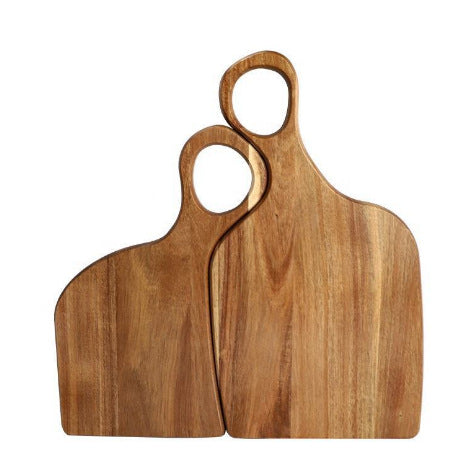 Handcrafted black walnut serving board for cheese, charcuterie, fruit, appetizers, and entertaining guests.
