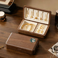 Handmade solid wood jewelry box bridesmaid gift keepsake