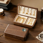 Handmade solid wood jewelry box bridesmaid gift keepsake