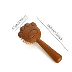 Kids solid wood hair comb placed in calm minimal lifestyle setting