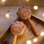 Minimalist wooden children comb for gentle daily hair care