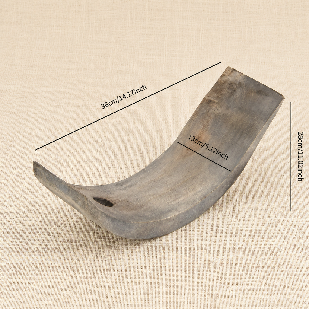 Handcrafted paulownia wood wine rack shown with product proportions and structural details for reference.