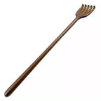 Traditional wooden back scratcher made with sustainable natural wood