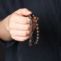 Wabi-sabi style solid wood bracelet for mindful everyday wear