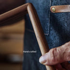 Wooden photo frame displayed on calm minimalist desk setup