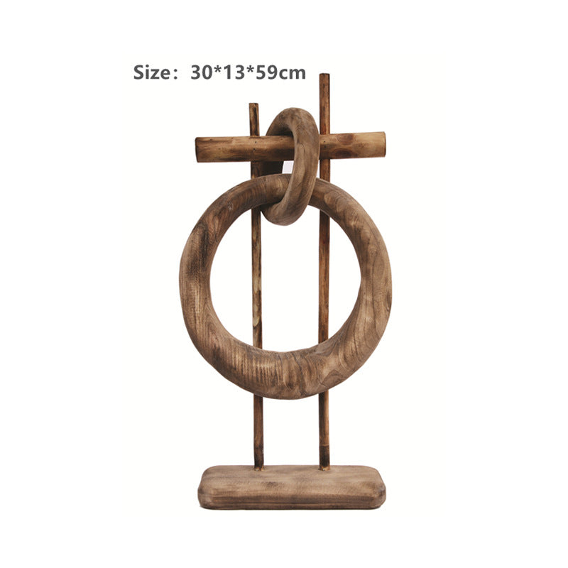 Xigura Patina handcrafted solid wood desktop sculpture, thoughtful gift presentation for a warm, quiet home.