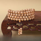 Xigura Patina handcrafted sandalwood wood bracelet, quiet home styling for a warm, quiet home.