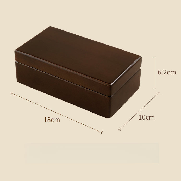 Xigura Patina handcrafted pine jewelry box, daily ritual scene for a warm, quiet home.