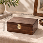 Decorative keepsake memory box styled for home display and everyday storage of special belongings.