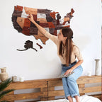 Xigura Patina handcrafted solid wood map puzzle, thoughtful gift presentation for a warm, quiet home.