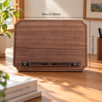 Wooden book stand suitable for holding cookbooks, reading books, and other everyday reading materials.